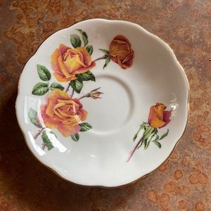 Princess Anne fine bone china saucer